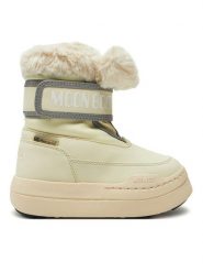 Moon Boot Śniegowce Junior Park Strap 80D3440030 Beżowy. Brązowe buty zimowe dziewczęce Moon Boot, z materiału, bez zapięcia. Za 629.99 zł.