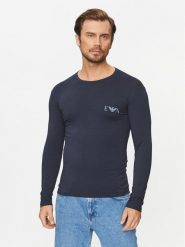 Emporio Armani Underwear Longsleeve 111023 3F715 00135 Granatowy Regular Fit. Niebieskie bluzki z długim rękawem męskie Emporio Armani Underwear, m, bez wzorów, z bawełny, bez kołnierzyka. Za 149.99 zł.