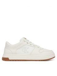 Calvin Klein Jeans Sneakersy Low Cut Lace-Up Sneaker V3X9-82093-1697 Biały. Białe buty sportowe chłopięce Calvin Klein Jeans, bez wzorów, z jeansu, bez zapięcia. Za 269.99 zł.