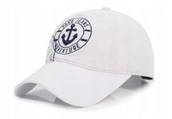 Bawełniana Czapka z Daszkiem (Bejsbolówka) - Pako Jeans - Biała z Logo. Białe czapki i kapelusze męskie Pako Jeans, bez wzorów, z bawełny. Za 55.00 zł.