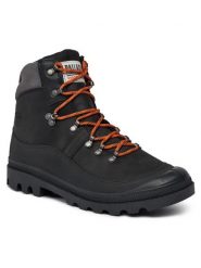 Palladium Trapery Pallabrousse Hkr Wp+ 08840-008-M Czarny. Czarne śniegowce i trapery męskie Palladium, z nubiku, bez zapięcia. Za 789.99 zł.