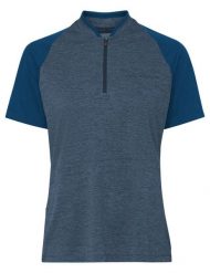 Koszulka damska Tamaro HZ Shirt IV. Niebieskie koszulki sportowe damskie Vaude, bez wzorów, z materiału, bez kołnierzyka, bez ramiączek, na fitness i siłownię. Za 299.00 zł.