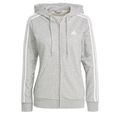 Bluza z Kapturem I Suwakiem Na Całej Długości Essentials 3-Stripes Rozmiar S Sz…. Białe bluzy damskie Adidas, s, bez wzorów, z polaru, z kapturem. Za 284.05 zł.