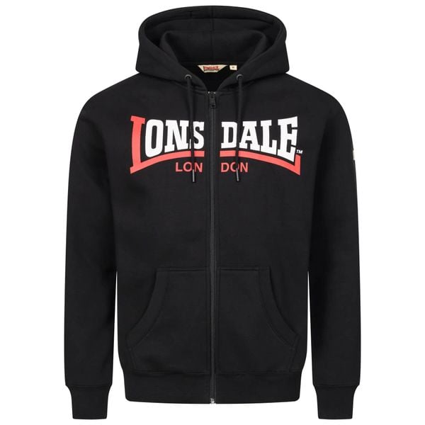 Bluza z kapturem Lonsdale Garrigill. Białe bluzy męskie Lonsdale, m, z aplikacjami, z bawełny, z kapturem. Za 277.00 zł.