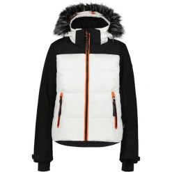 Kurtka narciarska Luhta Kaimioaivi. Białe kurtki sportowe damskie Luhta, na zimę, m, bez wzorów, bez kaptura, narciarskie. Za 1,399.00 zł.