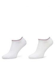 Tommy Hilfiger Skarpety krótkie 701233234 Biały. Białe skarpety damskie Tommy Hilfiger, bez wzorów, z wiskozy. Za 59.99 zł.