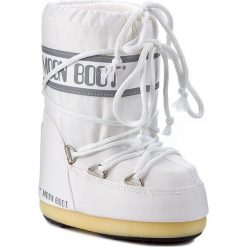 Śniegowce MOON BOOT - Nylon 14004400006 Bianco M. Śniegowce dziewczęce marki Moon Boot. W wyprzedaży za 249.00 zł.