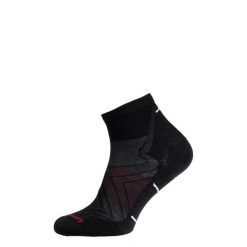 Skarpety do biegania męskie Run Targeted Zero Cushion Ankle. Czarne skarpety męskie Smartwool, bez wzorów. Za 99.99 zł.