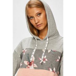 Roxy - Bluza. Szare bluzy damskie Roxy, z bawełny. Za 279.90 zł.