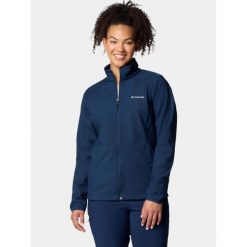 Kurtka softshell damska Columbia Kruser Ridge III. Niebieskie kurtki damskie Columbia, xs, bez wzorów, z softshellu, bez kaptura. Za 439.00 zł.