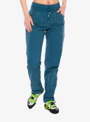 Spodnie wspinaczkowe damskie E9 Mafalda. Zielone spodnie materiałowe damskie E9, s, bez wzorów, z bawełny. Za 340.99 zł.