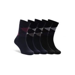 Trespass Paden - Skarpetki męskie (zestaw 5 par Granatowo-Czarny. Brązowe skarpety męskie Trespass, bez wzorów, z bawełny. Za 223.99 zł.