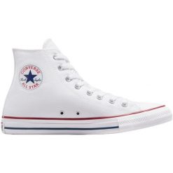 Trampki Converse Chuck Taylor All Star Hi, Dla obu płci. Białe obuwie sportowe damskie Converse, bez wzorów, retro, bez zapięcia. Za 490.00 zł.