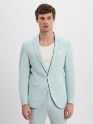 Finshley & Harding London marynarka garniturowa - Brixdon Mężczyźni Slim Fit zielony, 98. Zielone marynarki męskie Finshley & Harding London, bez wzorów, eleganckie. Za 799.95 zł.
