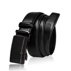 Skórzany pasek BETLEWSKI C35-LI CZARNY 130. Czarne paski damskie Betlewski, bez wzorów, ze skóry. Za 99.00 zł.