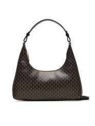 Calvin Klein Torebka Emblem Aop Conv Shoulder Bag LV04F3298G Czarny. Czarne torebki do ręki damskie Calvin Klein, bez wzorów, ze skóry, bez dodatków. Za 389.99 zł.