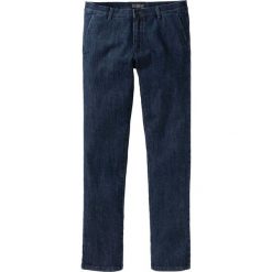 Dżinsy chino bonprix ciemnoniebieski. Niebieskie jeansy męskie bonprix. Za 89.99 zł.