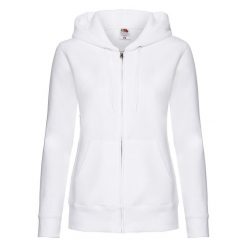 Kurtka Dresowa Z Kapturem Lady Fit Dla Kobiet. Szare kurtki damskie Fruit of the Loom, l, bez wzorów, z dresówki, z kapturem. Za 157.99 zł.