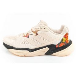 Buty adidas X9000L3 GX7742 beżowy. Brązowe obuwie sportowe damskie bez wzorów, z materiału, do biegania. Za 365.58 zł.