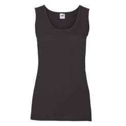 Podkoszulek Damski / Damski Valueweight. Białe koszulki sportowe damskie Fruit of the Loom, s, bez wzorów, bez kołnierzyka, bez ramiączek. Za 46.99 zł.