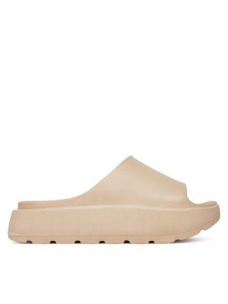 DeeZee Klapki MU-D8-EV0333 Beżowy. Brązowe klapki damskie DeeZee, bez wzorów, z syntetyku, bez obcasa. Za 59.99 zł.