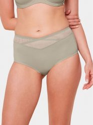 Triumph Figi klasyczne z wysokim stanem True Shape Sensation 10218231 Szary. Szare figi damskie Triumph, bez wzorów, z syntetyku. Za 139.99 zł.