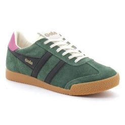 Sneakersy damskie Gola Elan. Czarne obuwie sportowe damskie Gola, bez wzorów, z zamszu, trekkingowe. Za 470.50 zł.