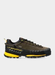 Buty podejściowe męskie La Sportiva TX5 Low GTX. Brązowe trekkingi męskie La Sportiva, wspinaczkowe, gore-tex. Za 899.99 zł.