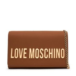 Torebka LOVE MOSCHINO. Brązowe torebki do ręki damskie Love Moschino, bez wzorów, wizytowe, bez dodatków. Za 699.99 zł.