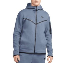 Bluza z Kapturem Tech Fleece Rozmiar XL Niebieski - CU4489-491. Niebieskie bluzy męskie Nike, xl, bez wzorów, z kapturem. Za 533.50 zł.