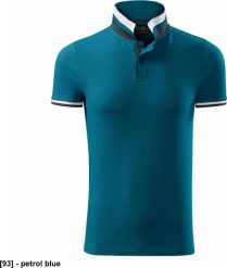 MALFINI Collar Up 256 - ADLER - Koszulka polo męska, 215 g/m, 100% bawełna, - petrol blue 2XL. Niebieskie koszulki polo męskie Malfini, m, bez wzorów, z bawełny, bez ramiączek. Za 88.06 zł.