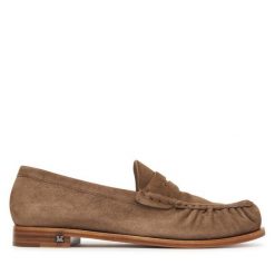 Lordsy Max Mara. Brązowe mokasyny damskie Max Mara. Za 2,764.00 zł.