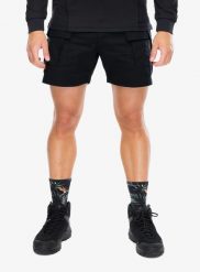 Spodenki turystyczne Helikon-Tex Cargo Shorts. Czarne szorty męskie HELIKON-TEX, l, bez wzorów, z bawełny, klasyczne. Za 219.99 zł.