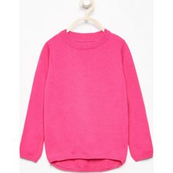 Bawełniany sweter z kokardkami na plecach - Różowy. Swetry dla dziewczynek Reserved, z bawełny, z dekoltem na plecach. W wyprzedaży za 29.99 zł.