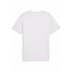Męska koszulka Graphics Execution PUMA White. Białe koszulki sportowe męskie Puma, m, bez wzorów, z gumy, bez kołnierzyka, bez ramiączek. W wyprzedaży za 74.00 zł.