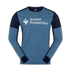 Długi rękaw z wełny merino Sweet Protection Hunter. Niebieskie bluzy męskie SWEET PROTECTION, bez wzorów, z wełny, bez kaptura. W wyprzedaży za 363.75 zł.