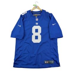 Second life - Męska koszulka NFL New York Giants - Stan bardzo dobry. Niebieskie koszulki sportowe męskie Nike, m, bez wzorów, bez kołnierzyka, bez ramiączek, do piłki nożnej. Za 170.36 zł.