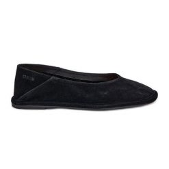 Zamszowe Baleriny Damskie Big Star RR274080 Czarne. Czarne baleriny damskie bez wzorów, z zamszu, retro, bez obcasa. Za 335.68 zł.
