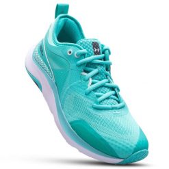 Buty do biegania damskie UNDER ARMOUR HOVR Omnia. Zielone obuwie sportowe damskie Under Armour, bez wzorów, do biegania. Za 279.99 zł.