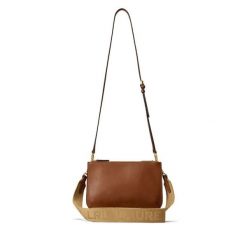 Torebka LAUREN RALPH LAUREN. Brązowe torebki do ręki damskie Lauren Ralph Lauren, bez wzorów, wizytowe, bez dodatków. Za 779.99 zł.