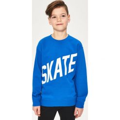 Bluza z napisem skate - Niebieski. Bluzy dla chłopców Reserved, z napisami. Za 39.99 zł.