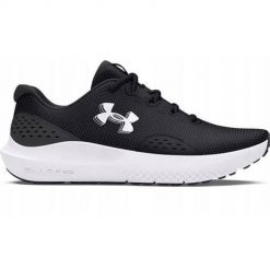 Trenerzy Under Armour Charged Surge 4. Czarne buty sportowe męskie Under Armour, bez zapięcia, do biegania. Za 294.50 zł.