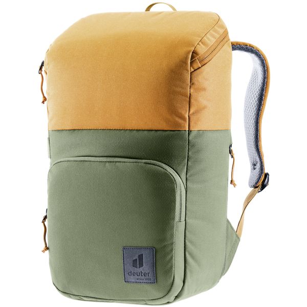 Plecak miejski dla dziecka Deuter Overday - khaki/cinnamon. Zielone torby i plecaki dziecięce Deuter, z materiału, duże. Za 283.79 zł.
