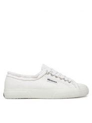 Superga Tenisówki S3157JW Biały. Białe trampki i tenisówki damskie Superga, bez wzorów, z materiału, bez zapięcia. Za 199.99 zł.
