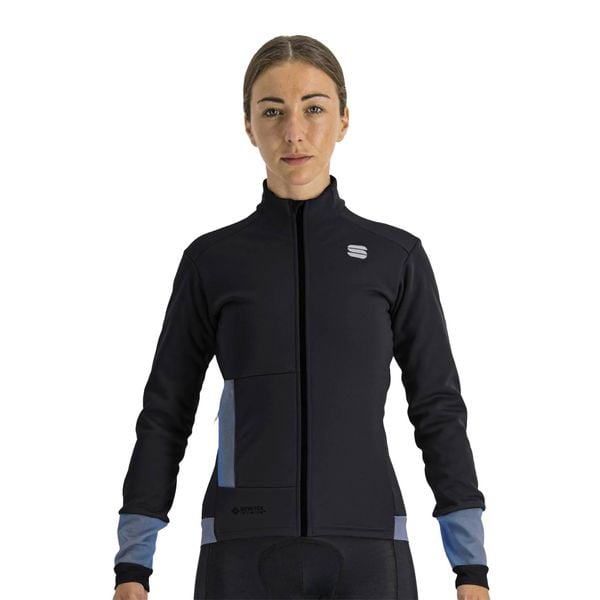 Kurtka rowerowa damska Sportful Super. Czarne kurtki damskie SPORTFUL, xl, bez wzorów, bez kaptura, rowerowe. Za 409.99 zł.