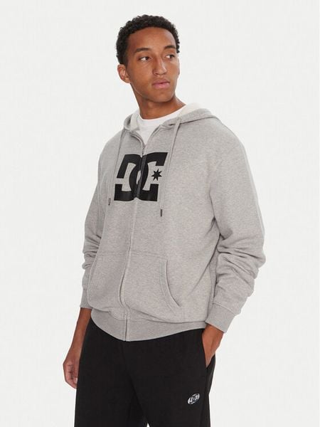 DC Shoes Bluza Star EDYSF03265 Szary Regular Fit. Szare bluzy męskie DC Shoes, m, bez wzorów, z bawełny, bez kaptura. Za 214.99 zł.