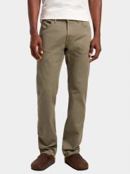 MESKIE SPODNIE LEE DAREN ZIP FLY MERCANTILE GREEN 112355819. Zielone spodnie materiałowe męskie Lee, l, bez wzorów, z materiału. Za 219.99 zł.