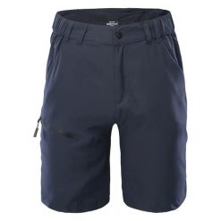 Szorty Martes Essentials Mega. Czarne krótkie spodenki sportowe męskie MARTES ESSENTIALS, l, bez wzorów, ze skóry, do biegania. Za 73.78 zł.