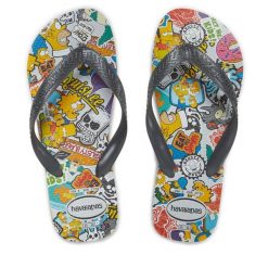 Japonki Havaianas. Szare klapki damskie Havaianas, bez wzorów, bez obcasa. Za 59.99 zł.