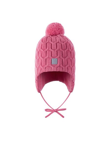 Reima Czapka Nunavut 5300065B Różowy. Czerwone buty zimowe dziewczęce Reima, bez wzorów, z wełny. Za 139.99 zł.